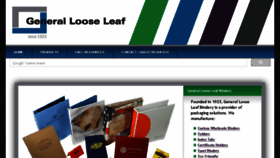 What Looseleaf.com website looked like in 2016 (8 years ago)