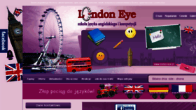 What London-eye.pl website looked like in 2016 (8 years ago)