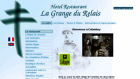 What Lagrangedurelais.fr website looked like in 2016 (8 years ago)
