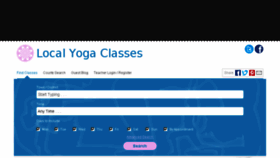 What Localyogaclasses.co.uk website looked like in 2016 (8 years ago)