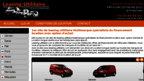 What Leasing-utilitaire.com website looked like in 2016 (8 years ago)