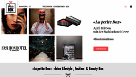 What Lapetitebox.de website looked like in 2016 (8 years ago)