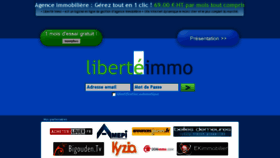 What Liberte-immo.com website looked like in 2016 (8 years ago)