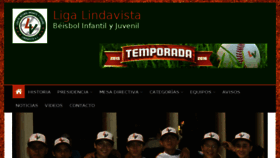 What Ligalindavista.mx website looked like in 2016 (8 years ago)