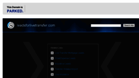 What Leadsforlivetransfer.com website looked like in 2016 (8 years ago)