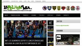 What Lapelotaesmia.cl website looked like in 2016 (9 years ago)
