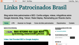 What Linkspatrocinadosbrasil.com.br website looked like in 2016 (8 years ago)