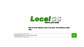 What Localgs.com website looked like in 2016 (8 years ago)