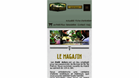 What Lepetitarbre.fr website looked like in 2016 (8 years ago)