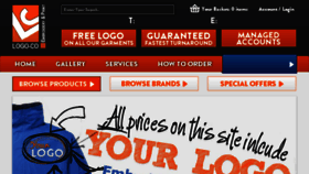 What Logo-co.com website looked like in 2016 (8 years ago)