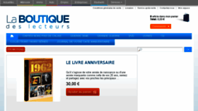 What Laboutiquedeslecteurs.fr website looked like in 2016 (8 years ago)