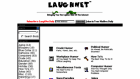 What Laughnet.net website looked like in 2016 (8 years ago)