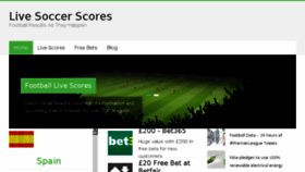 What Livesoccerscores.net website looked like in 2016 (8 years ago)
