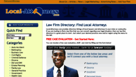 What Local-attorneys.com website looked like in 2016 (8 years ago)
