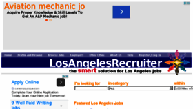 What Losangelesrecruiter.com website looked like in 2016 (8 years ago)