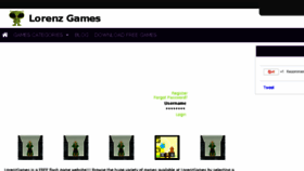 What Lorenzgames.com website looked like in 2016 (8 years ago)