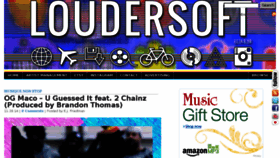 What Loudersoft.com website looked like in 2016 (8 years ago)