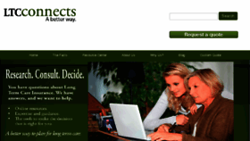 What Ltcconnects.com website looked like in 2016 (8 years ago)