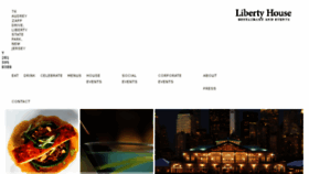 What Libertyhouserestaurant.com website looked like in 2016 (8 years ago)