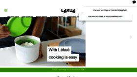 What Lekuecooking.com website looked like in 2016 (8 years ago)