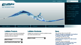 What Lemaitre.com website looked like in 2016 (8 years ago)
