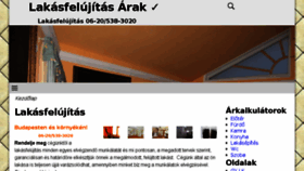 What Lakasfelujitasarak.com website looked like in 2016 (8 years ago)