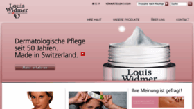 What Louis-widmer.ch website looked like in 2016 (8 years ago)