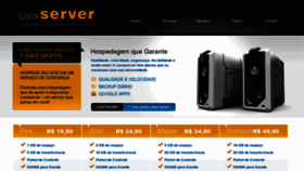 What Locaserver.com.br website looked like in 2016 (8 years ago)