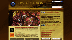 What Lowermerion.org website looked like in 2016 (8 years ago)