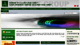 What Luatdaiviet.vn website looked like in 2016 (8 years ago)
