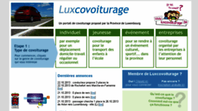 What Luxcovoiturage.be website looked like in 2016 (8 years ago)
