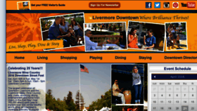What Livermoredowntown.com website looked like in 2016 (8 years ago)