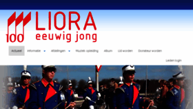 What Liora.nl website looked like in 2016 (8 years ago)