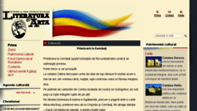 What Literaturasiarta.md website looked like in 2016 (8 years ago)