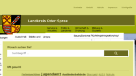 What Landkreis-oder-spree.de website looked like in 2016 (8 years ago)
