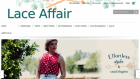 What Laceaffair.com website looked like in 2016 (8 years ago)