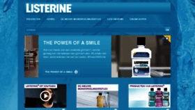 What Listerinemondwater.nl website looked like in 2016 (8 years ago)