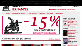 What Libreriafernandez.it website looked like in 2016 (8 years ago)
