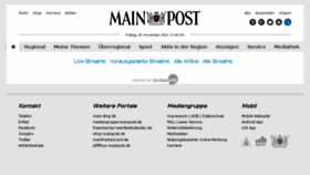 What Live.mainpost.de website looked like in 2016 (8 years ago)