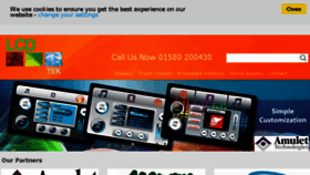 What Lcdtek.co.uk website looked like in 2016 (8 years ago)