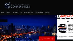 What Liveandinvestoverseasconferences.com website looked like in 2016 (8 years ago)