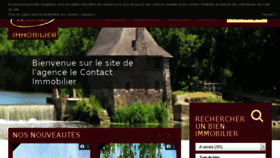 What Lecontact-immobilier.fr website looked like in 2016 (8 years ago)