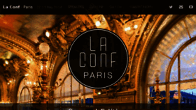 What La-conf.org website looked like in 2016 (8 years ago)