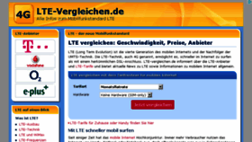 What Lte-vergleichen.de website looked like in 2016 (8 years ago)