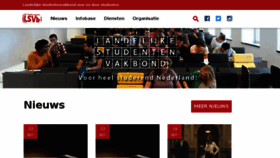 What Lsvb.nl website looked like in 2016 (9 years ago)
