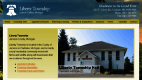 What Libertytwp.us website looked like in 2016 (8 years ago)