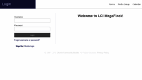 What Lcimegaflock.ccbchurch.com website looked like in 2016 (8 years ago)