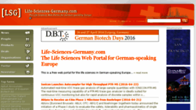 What Life-sciences-germany.com website looked like in 2016 (7 years ago)