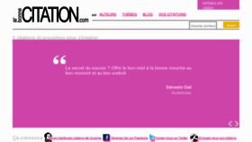What Labonnecitation.com website looked like in 2016 (8 years ago)
