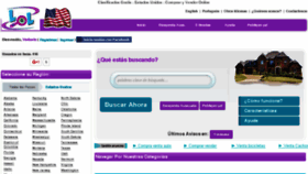 What Lolclasificados.com website looked like in 2016 (7 years ago)